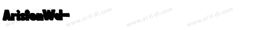 AristonWd字体转换