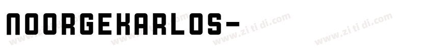 NoorgeKarlos字体转换
