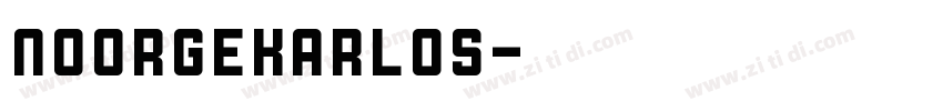 NoorgeKarlos字体转换