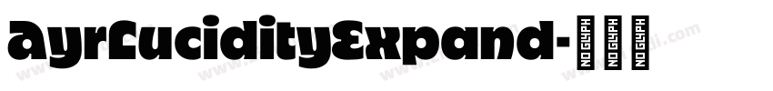 AyrLucidityExpand字体转换