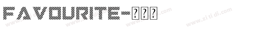 favourite字体转换