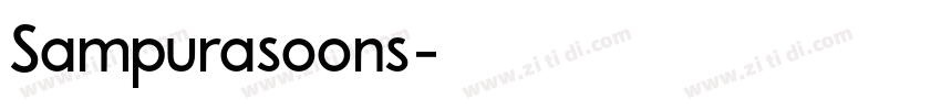 Sampurasoons字体转换