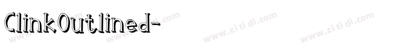 ClinkOutlined字体转换