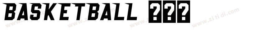 basketball字体转换