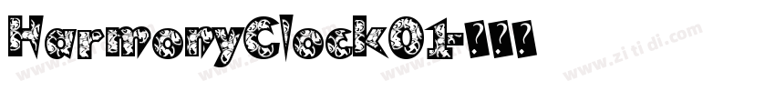 HarmonyClock01字体转换