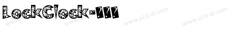 LockClock字体转换