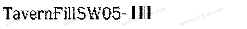 TavernFillSW05字体转换 TavernFillSW05字体转换