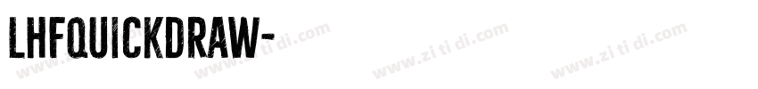 LHFQuickDraw字体转换