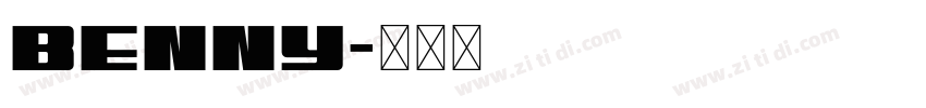 Benny字体转换