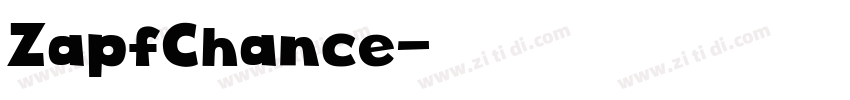 ZapfChance字体转换