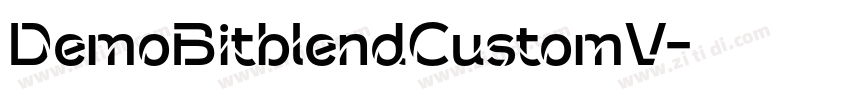 DemoBitblendCustomV字体转换