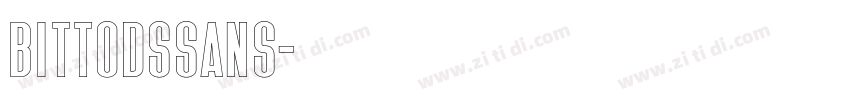 BittodsSans字体转换
