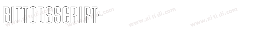 BittodsScript字体转换 BittodsScript字体转换