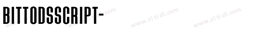 BittodsScript字体转换 BittodsScript字体转换