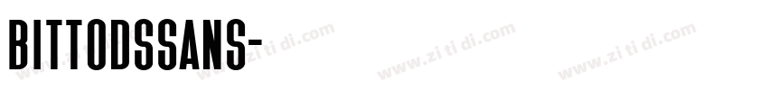 BittodsSans字体转换
