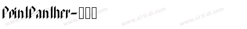 PointPanther字体转换