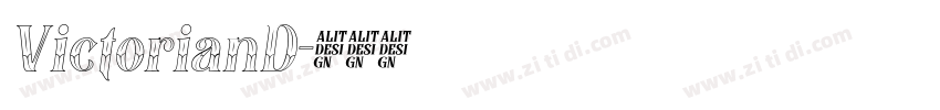 VictorianD字体转换