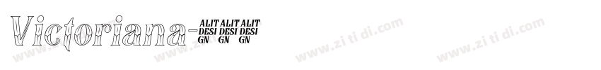 Victoriana字体转换