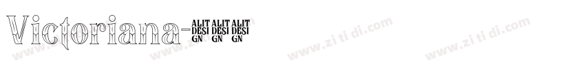 Victoriana字体转换