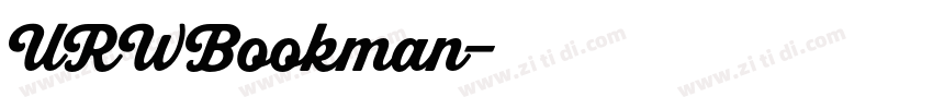 URWBookman字体转换
