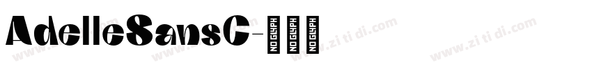 AdelleSansC字体转换