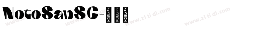 NotoSanSC字体转换