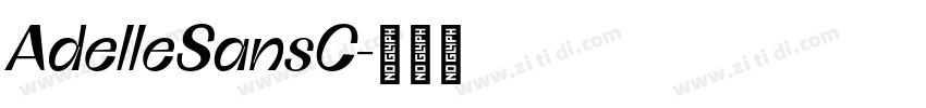 AdelleSansC字体转换