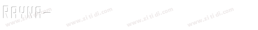 Rayna字体转换