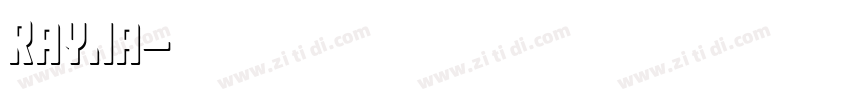 Rayna字体转换