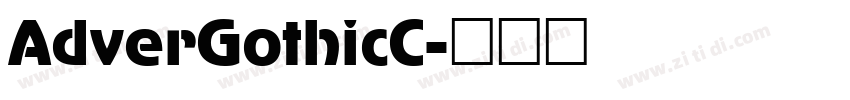 AdverGothicC字体转换 AdverGothicC字体转换