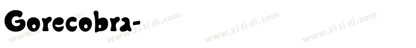 Gorecobra字体转换