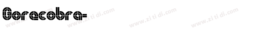 Gorecobra字体转换