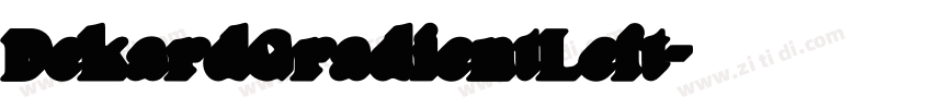 DekardGradientLeft字体转换