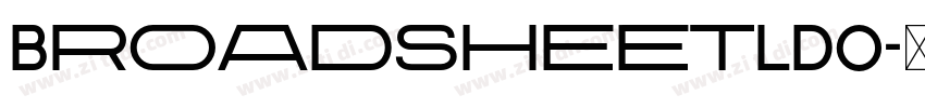 BroadsheetLDO字体转换
