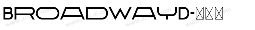 BroadwayD字体转换