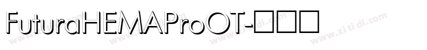 FuturaHEMAProOT字体转换