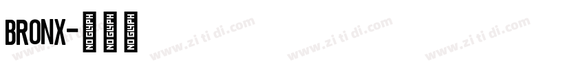 bronx字体转换