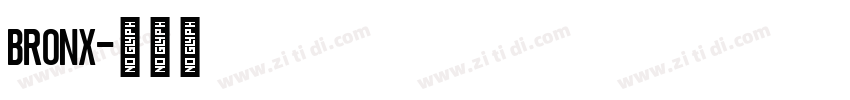 bronx字体转换