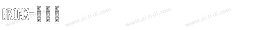bronx字体转换