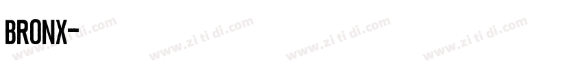 bronx字体转换