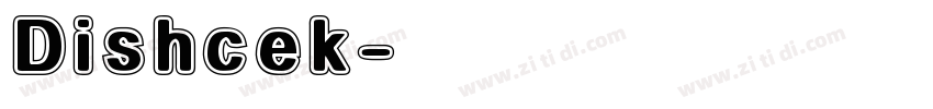Dishcek字体转换
