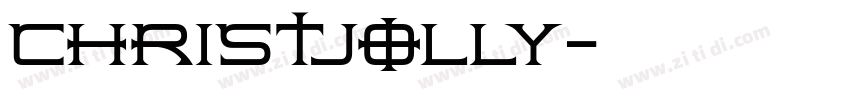 ChristJolly字体转换