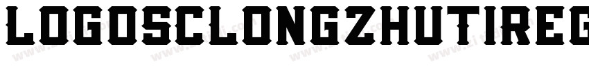 LogoSCLongZhuTiRegul字体转换