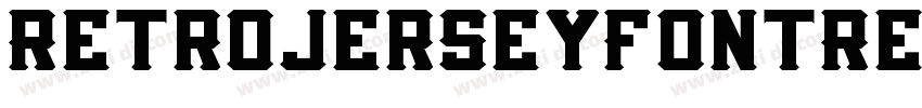 RetroJerseyFontRegul字体转换