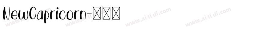 NewCapricorn字体转换