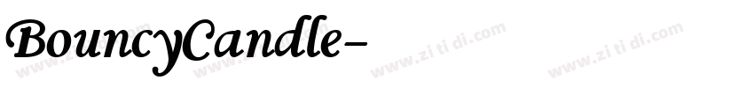 BouncyCandle字体转换