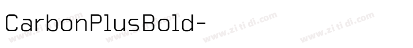 CarbonPlusBold字体转换