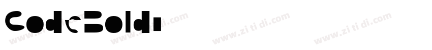 CodeBold字体转换