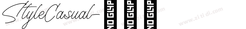 StyleCasual字体转换