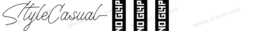 StyleCasual字体转换